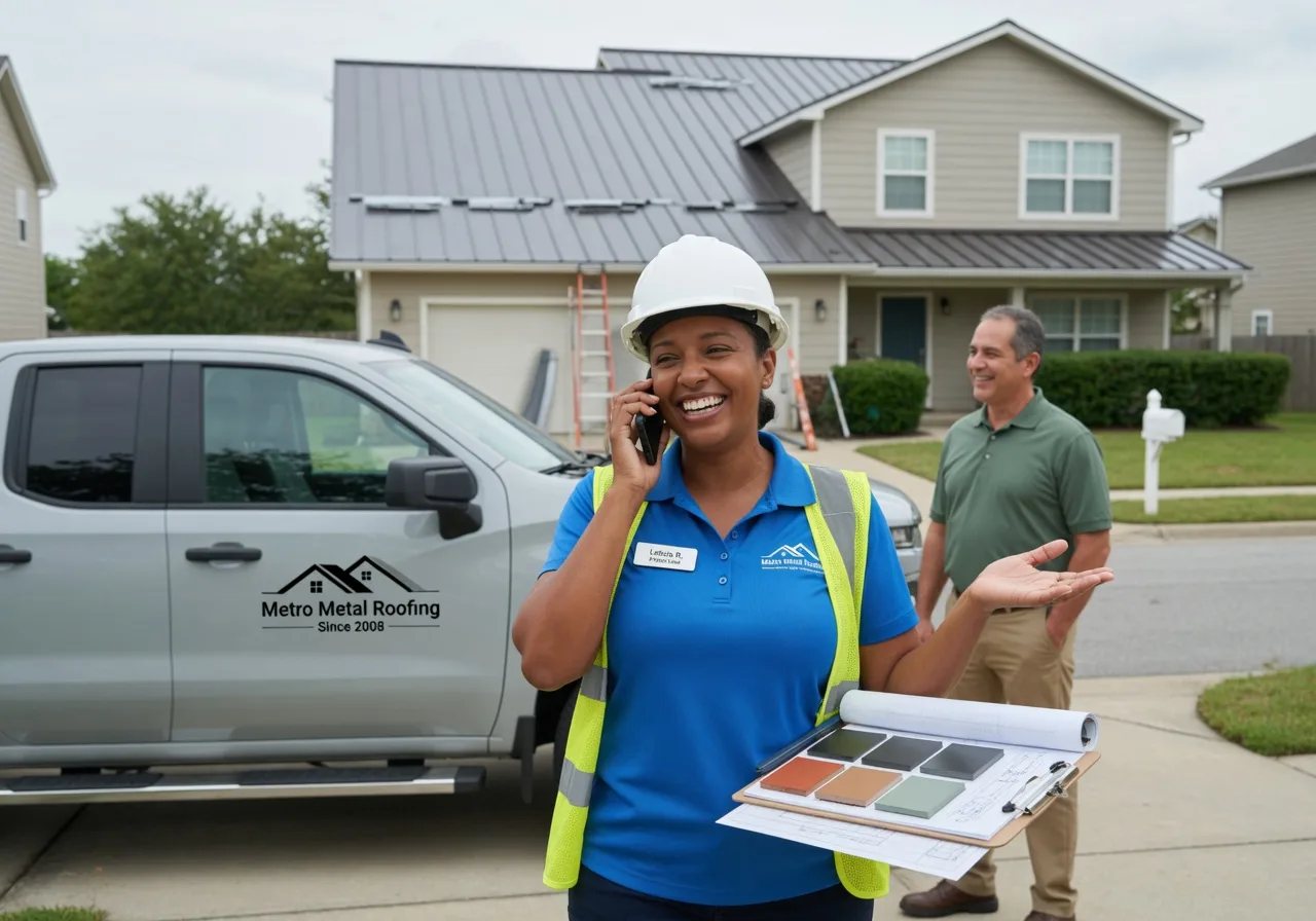 Storm Damage Metal Roof Repair in Russellton, PA